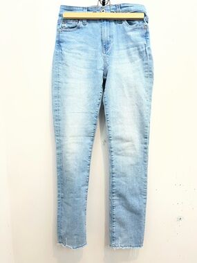 AG ‘Mari’ High-Rise Slim Straight Jeans 25